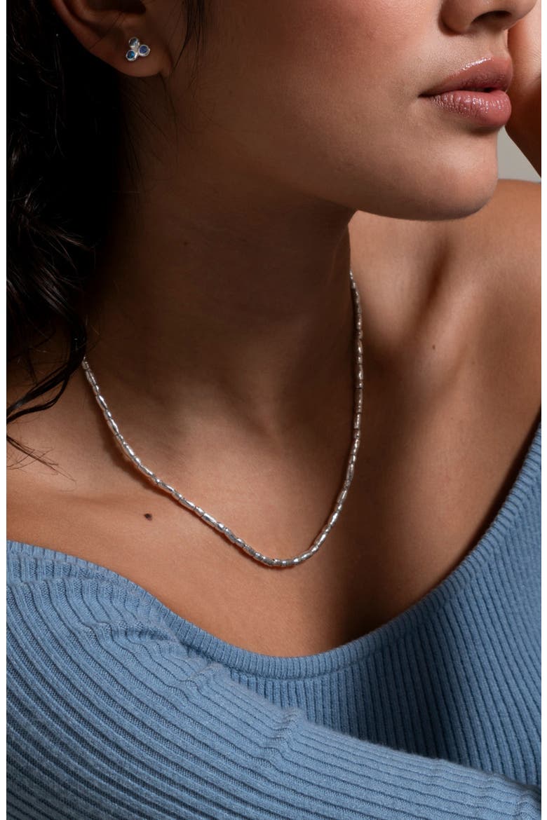 Rice Nomad Necklace, Alternate, color, Sterling Silver