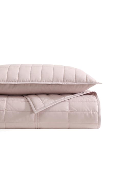 Washed Percale Quilt & Shams Set