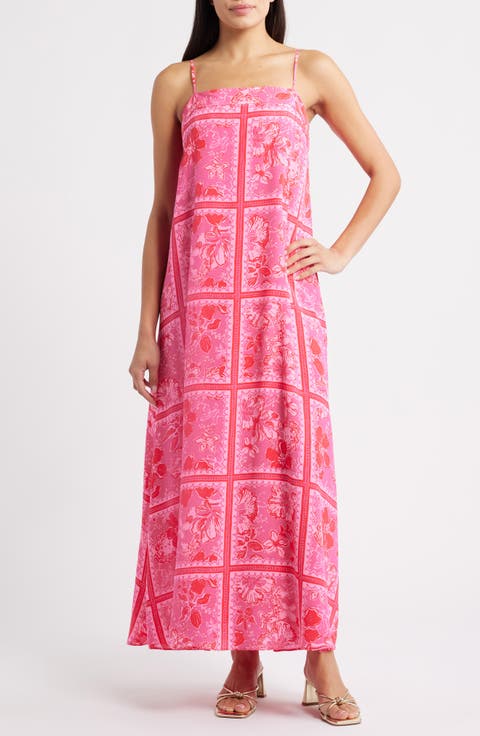 Jesslyn Sleevless Silk Maxi Dress