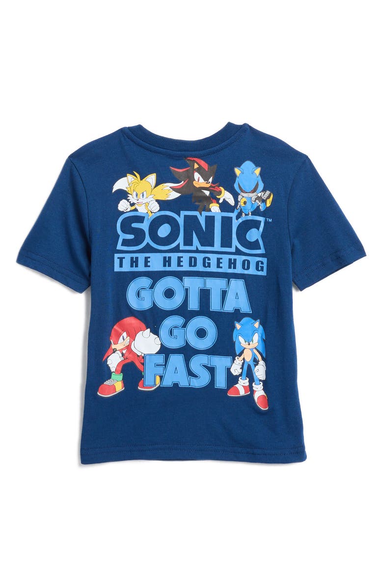 Freeze Kids' Sonic the Hedgehog<sup>®</sup> Graphic T-Shirt & Shorts Set, Alternate, color, 