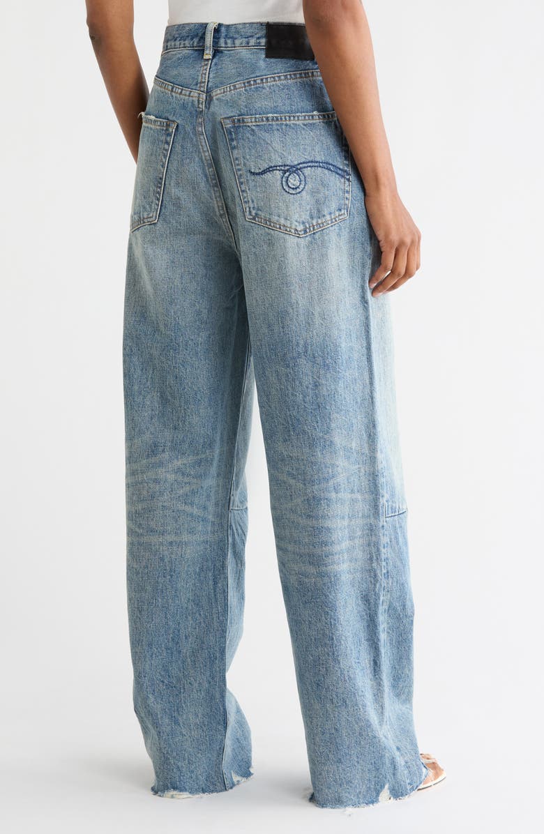 R13 Wayne Articulated Knee Jeans, Alternate, color,