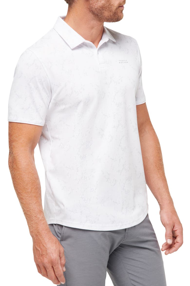 Warmer Tides Scoop Polo, Alternate, color, WHITE