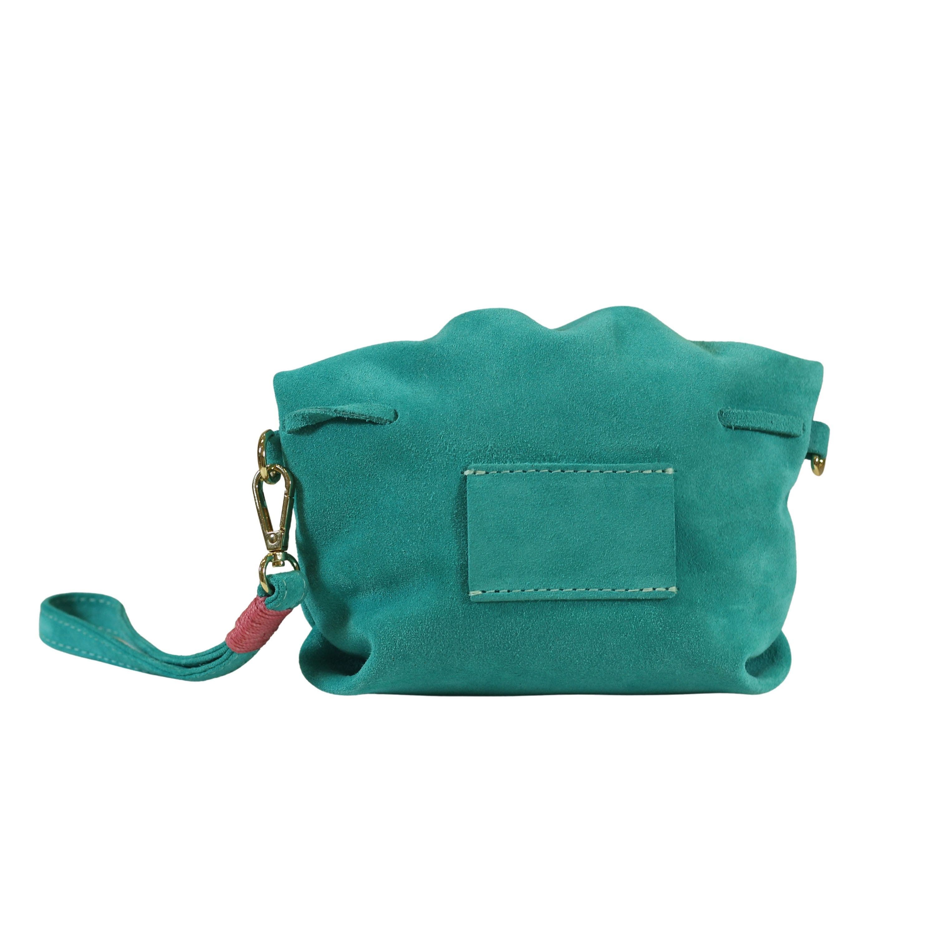 Mini Butterfly Suede Leather Bag, Alternate, color, Sky