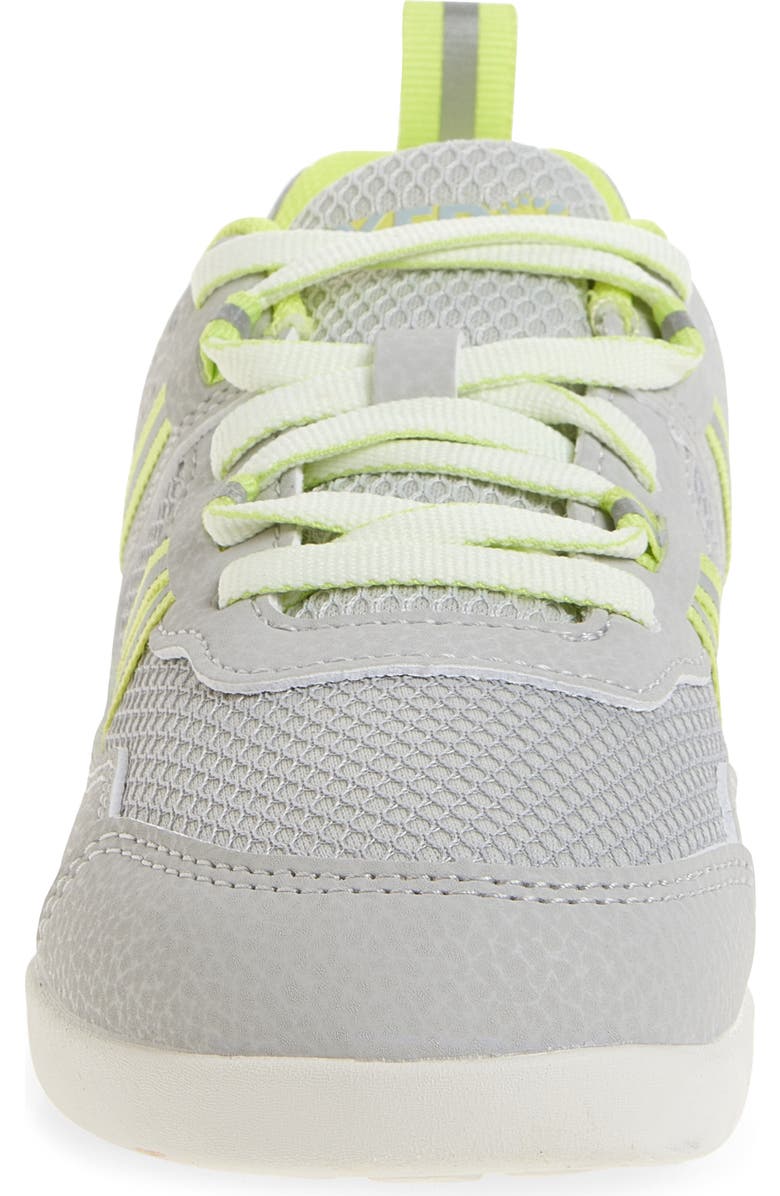 XERO SHOES Kids' Prio Sneaker, Alternate, color, Lunar Rock/Sunny Lime