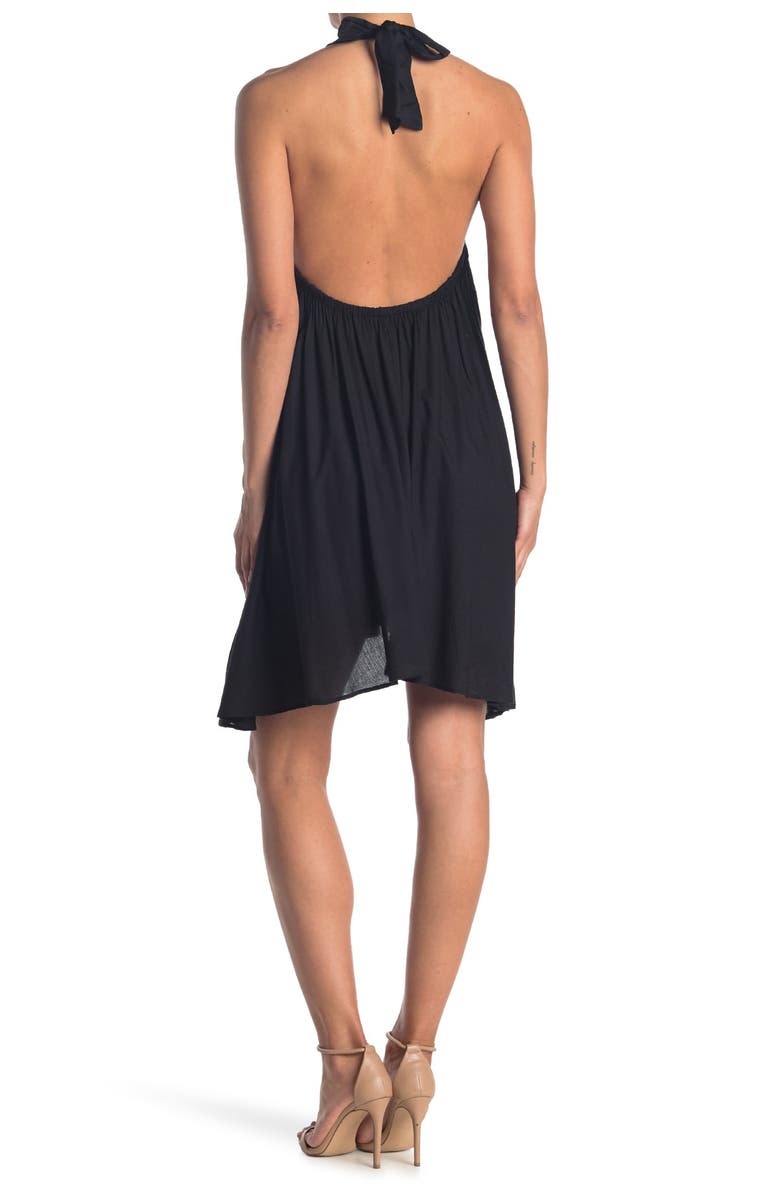 Elan Halter Neck Cover-Up Dress, Alternate, color,