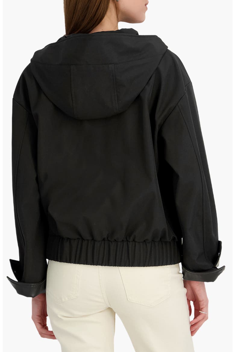 Leone Softshell Bomber Jacket, Alternate, color, BLACK