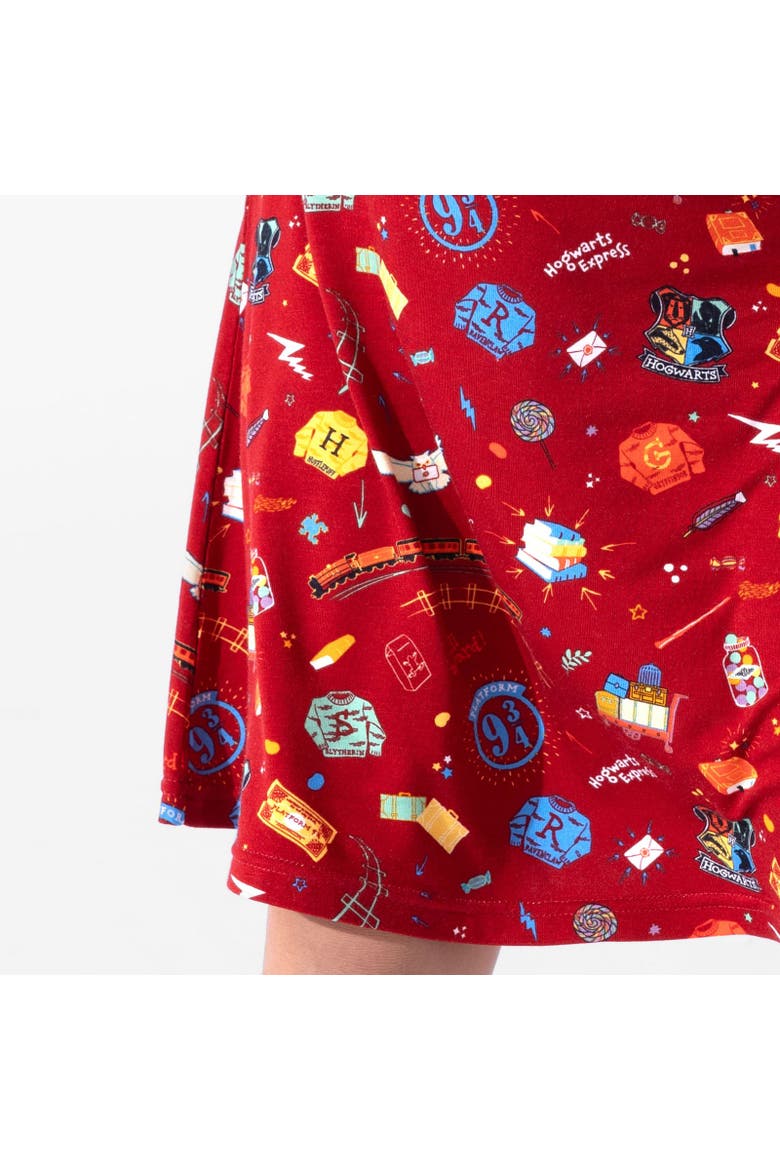 Kids' Hogwarts Express Short Sleeve Dress, Alternate, color, Hogwarts Express