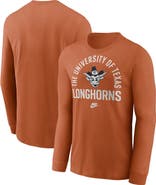 Nike Men's Nike Texas Orange Texas Longhorns Legacy Arched Logo Long Sleeve T-Shirt