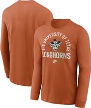 Nike Men's Nike Texas Orange Texas Longhorns Legacy Arched Logo Long Sleeve T-Shirt