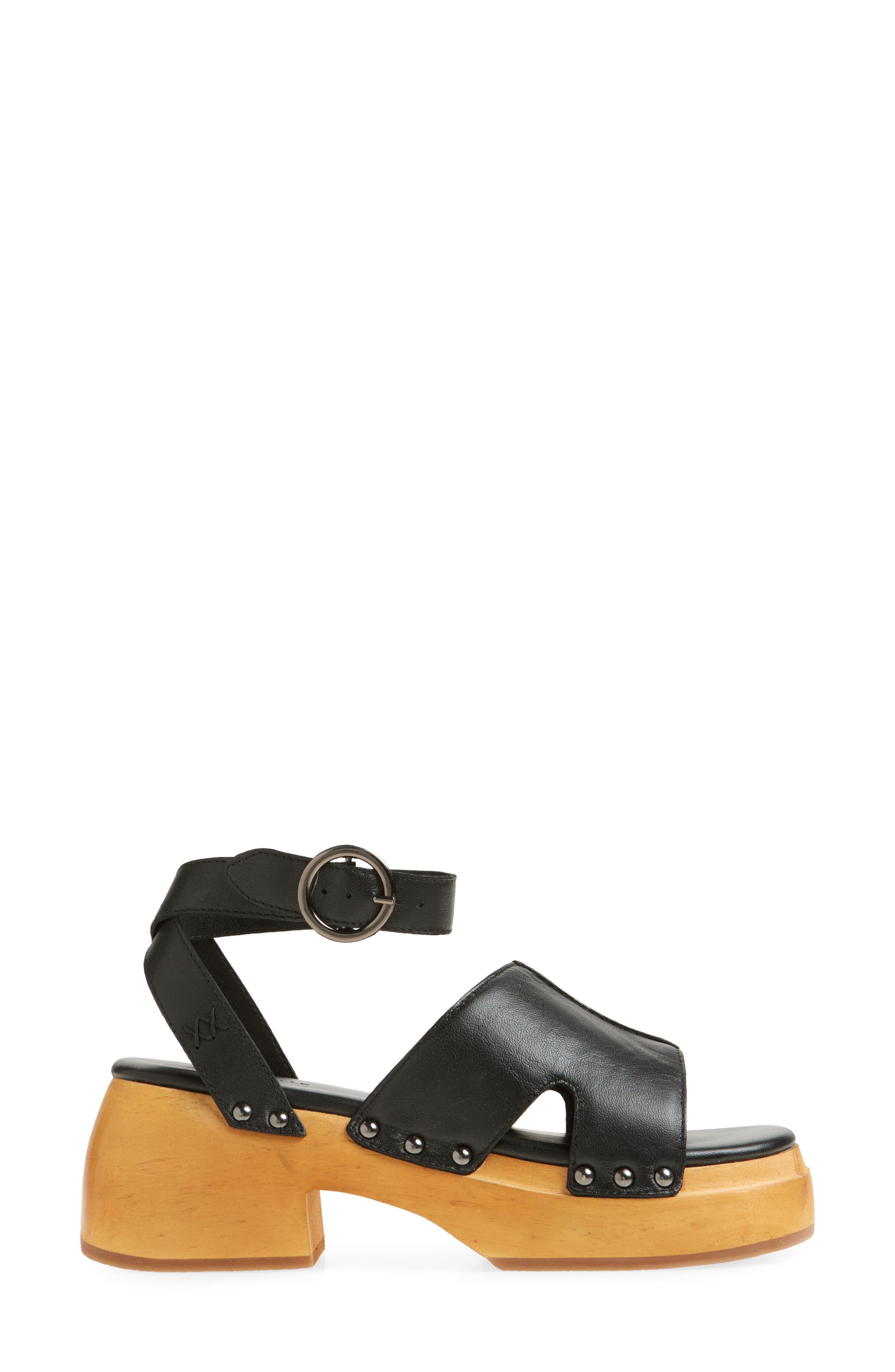 Free People Carson Leather Sandal, Alternate, color, 