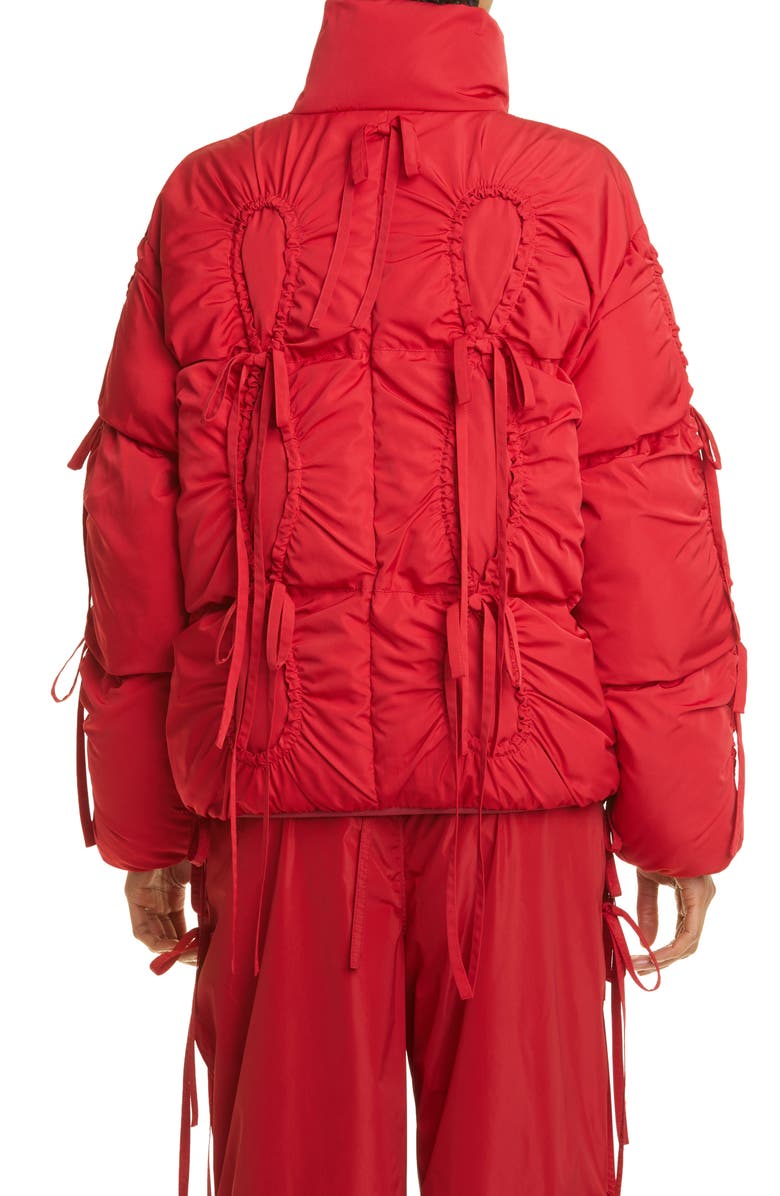 Sandy Liang Bommy Bow Puffer Jacket, Alternate, color,