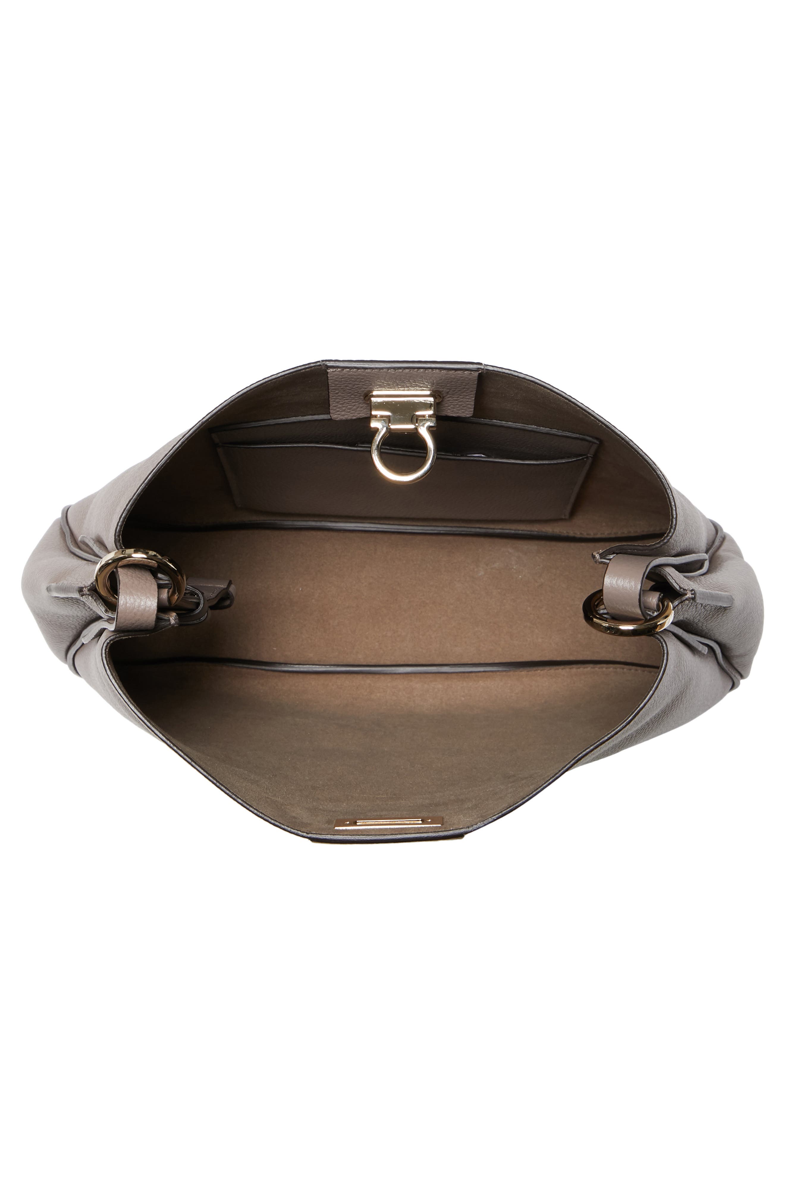 Salvatore Ferragamo Medium Hobo, Alternate, color, CARAWAYSEED