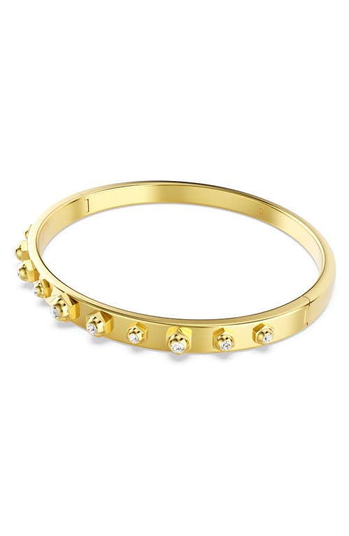 Swarovski Numina Bangle S Gold Shiny Crystal
