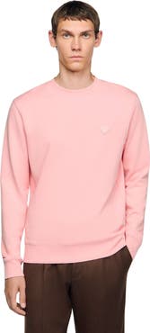 SANDRO Heart patch crewneck