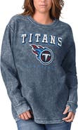 G-III 4HER BY CARL BANKS Women's G-III 4Her by Carl Banks Navy Tennessee Titans Comfy Cord Pullover Sweatshirt