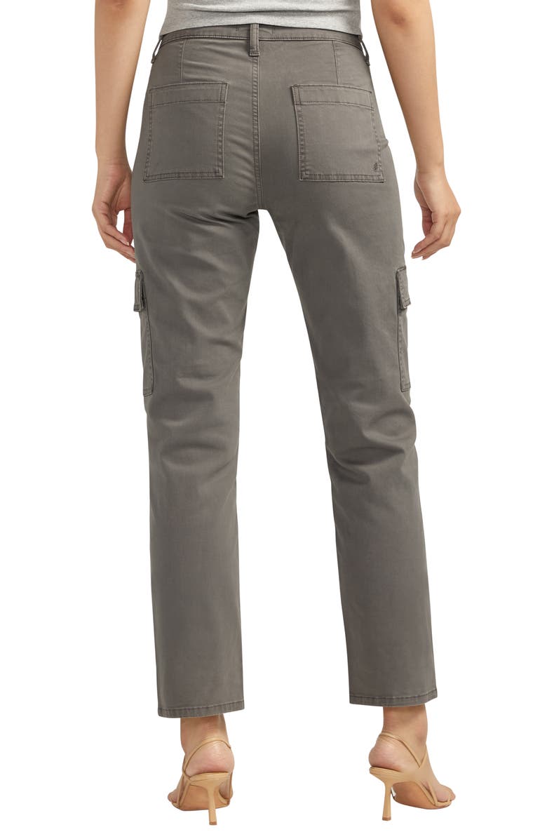 Silver Jeans Co. Suki Curvy Straight Leg Cargo Pants, Alternate, color,