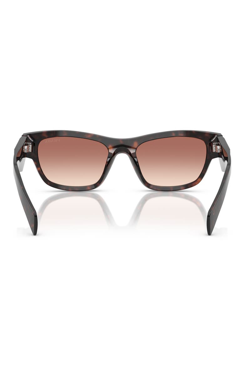 52mm Butterfly Polarized Sunglasses, Alternate, color, BORDEAUX