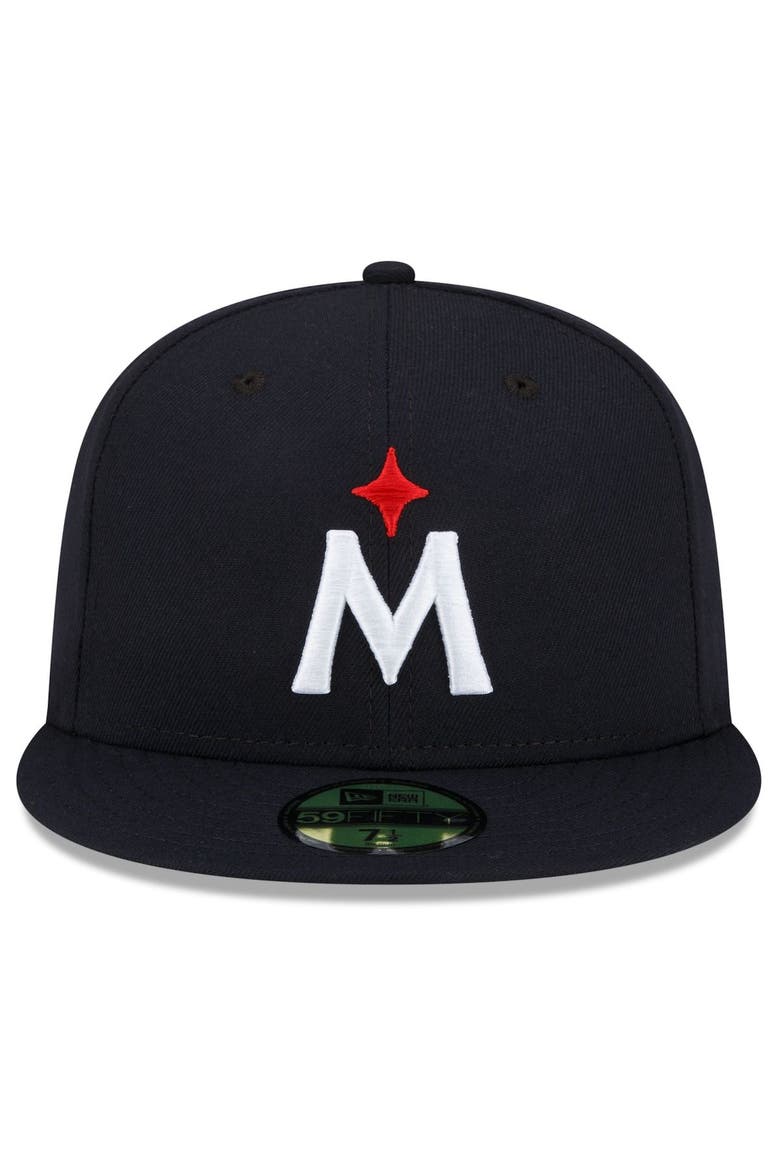 Men's New Era  Navy Minnesota Twins 2023 Authentic Collection Road 59FIFTY Fitted Hat, Alternate, color, Navy