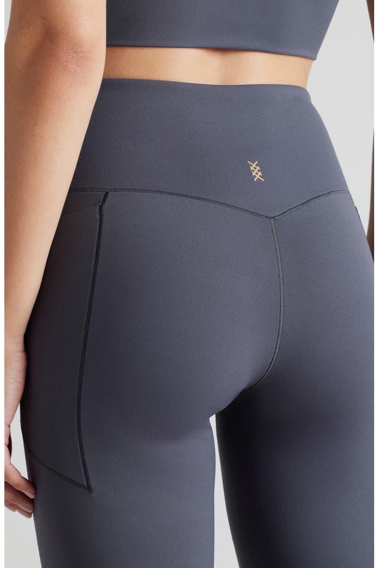 Revive Pocket Flare Leggings, Alternate, color, ASPHALT