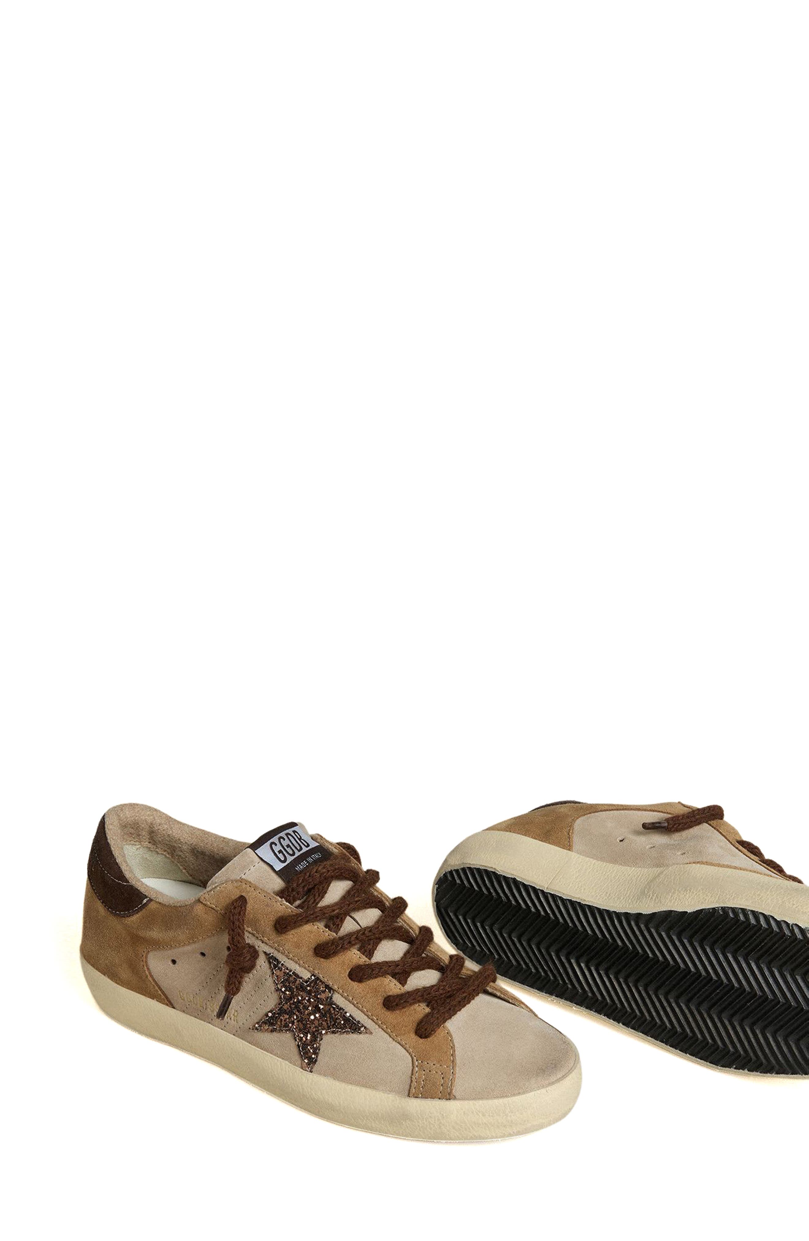 Golden Goose Super-Star Low Top Sneaker, Alternate, color, Beige/ Brown