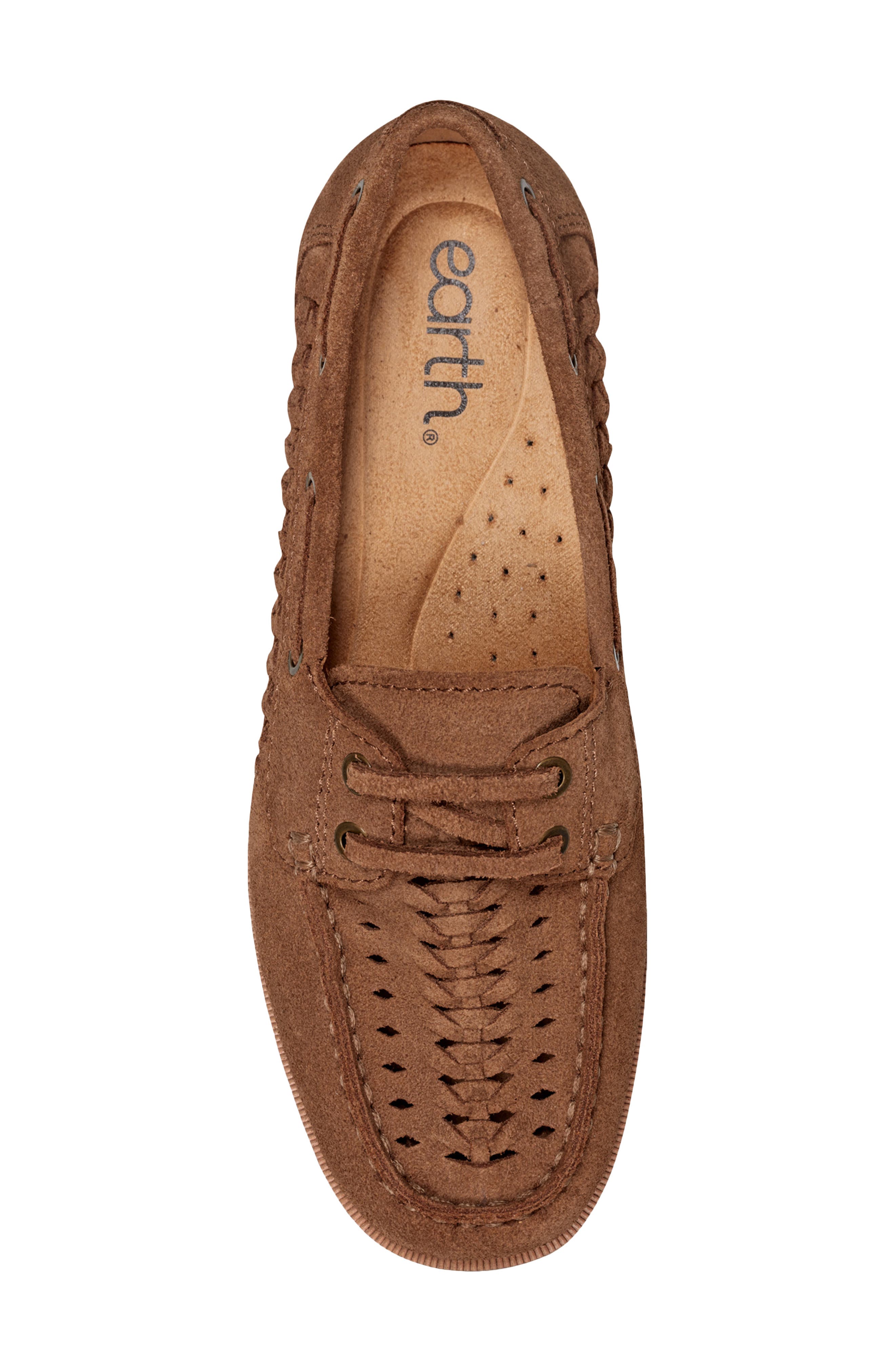 Earth<sup>®</sup> Wishing Boat Shoe, Alternate, color, Dark Brown