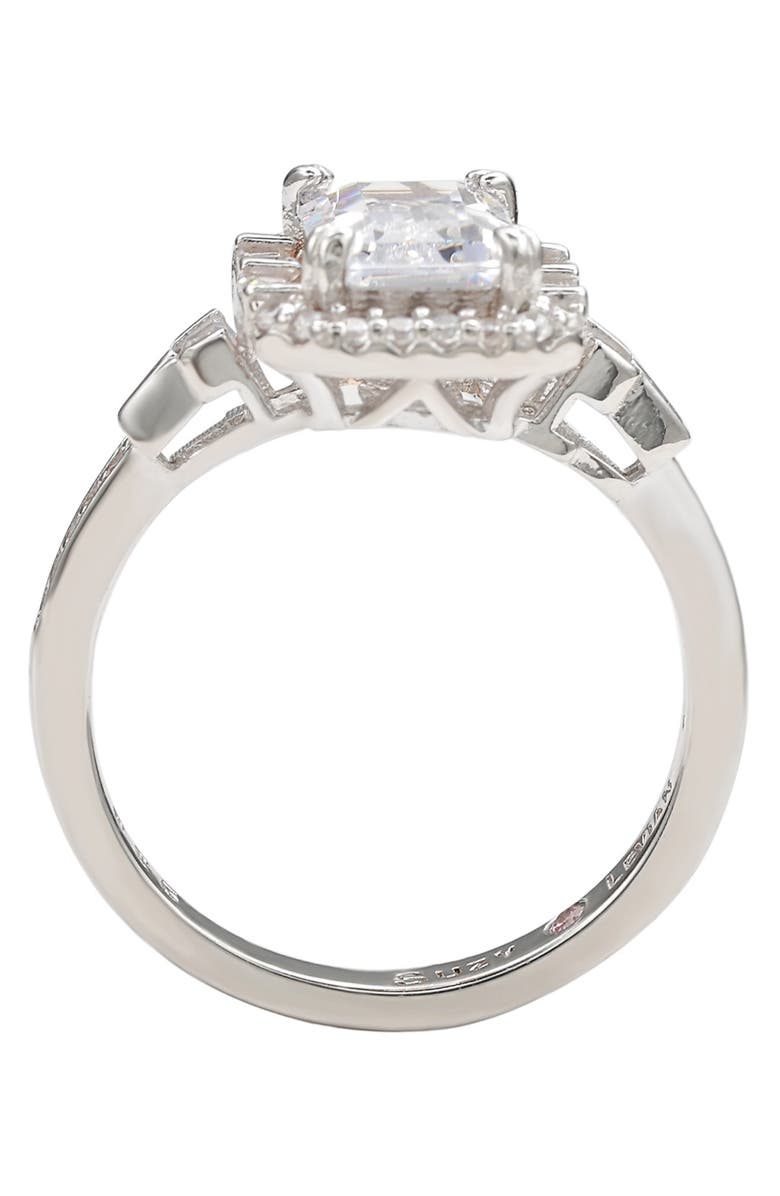 SUZY LEVIAN Sterling Silver Cubic Zirconia Ring, Alternate, color, White
