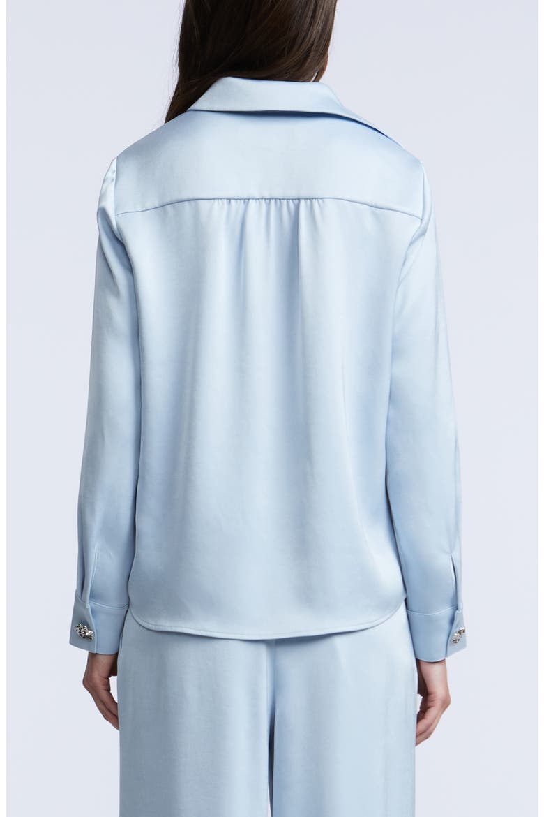 Washer Relaxed Button-Up Shirt, Alternate, color, SKYWAY