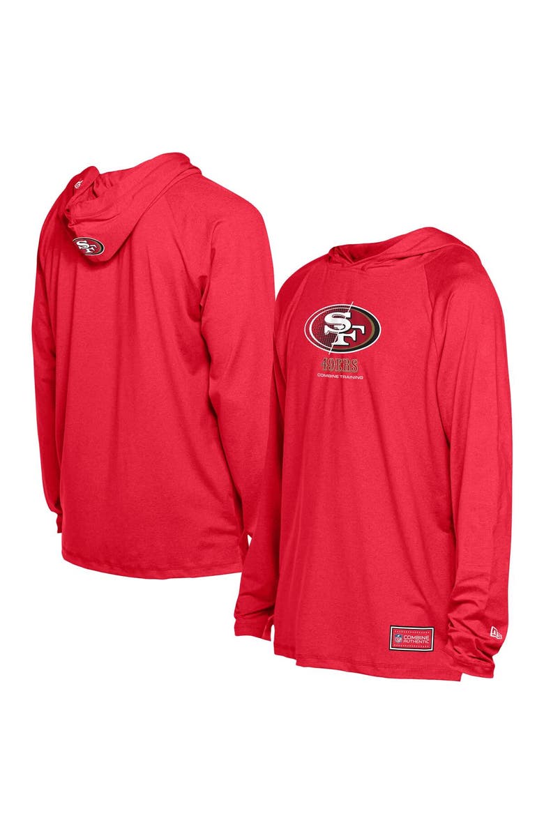 New Era Men's New Era  Scarlet San Francisco 49ers Functional Fandom Hoodie, Main, color, Scarlet
