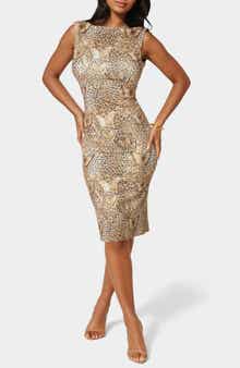 bebe Open Back Minidress