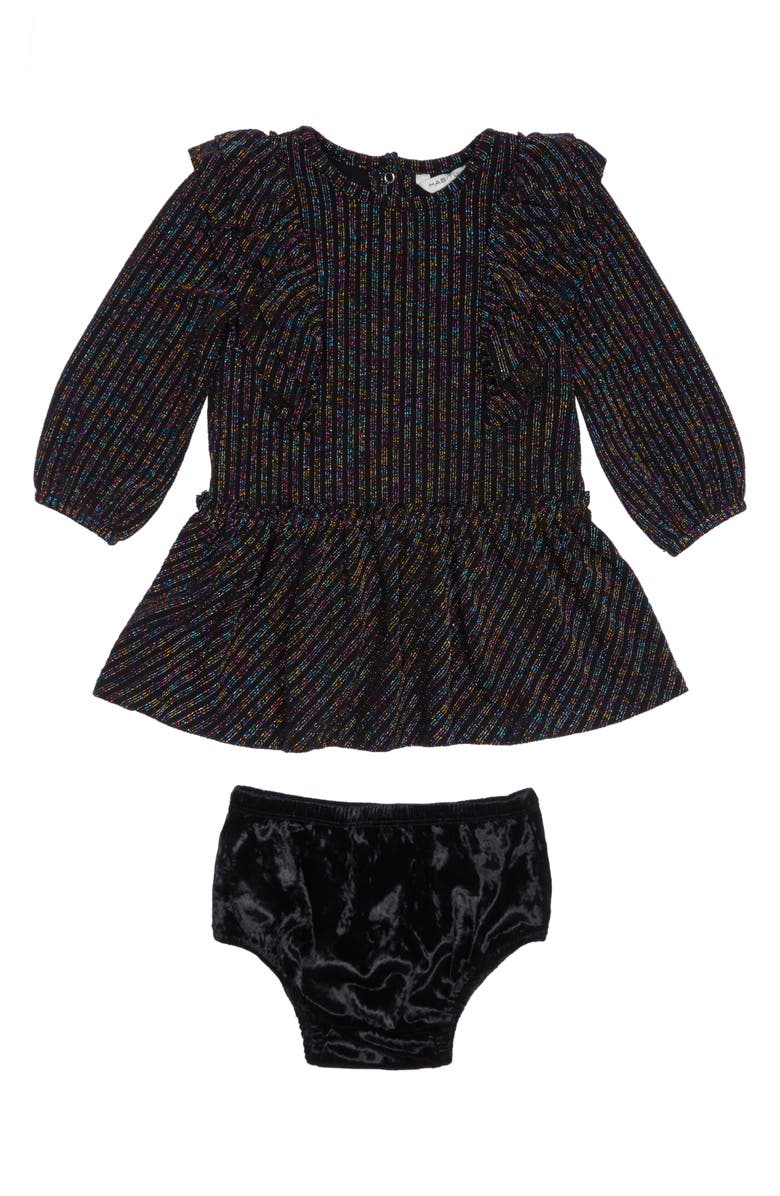 Habitual Girl Habitual Tayelyn Metallic Dress, Main, color,