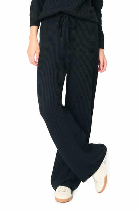 Gigi Drawstring Rib Sweater Pants