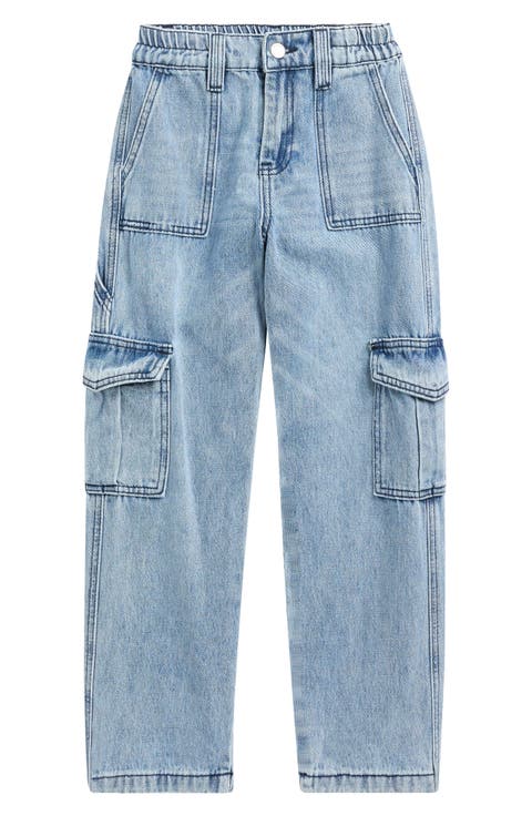 Kids' Cargo Denim Jeans (Big Kid)