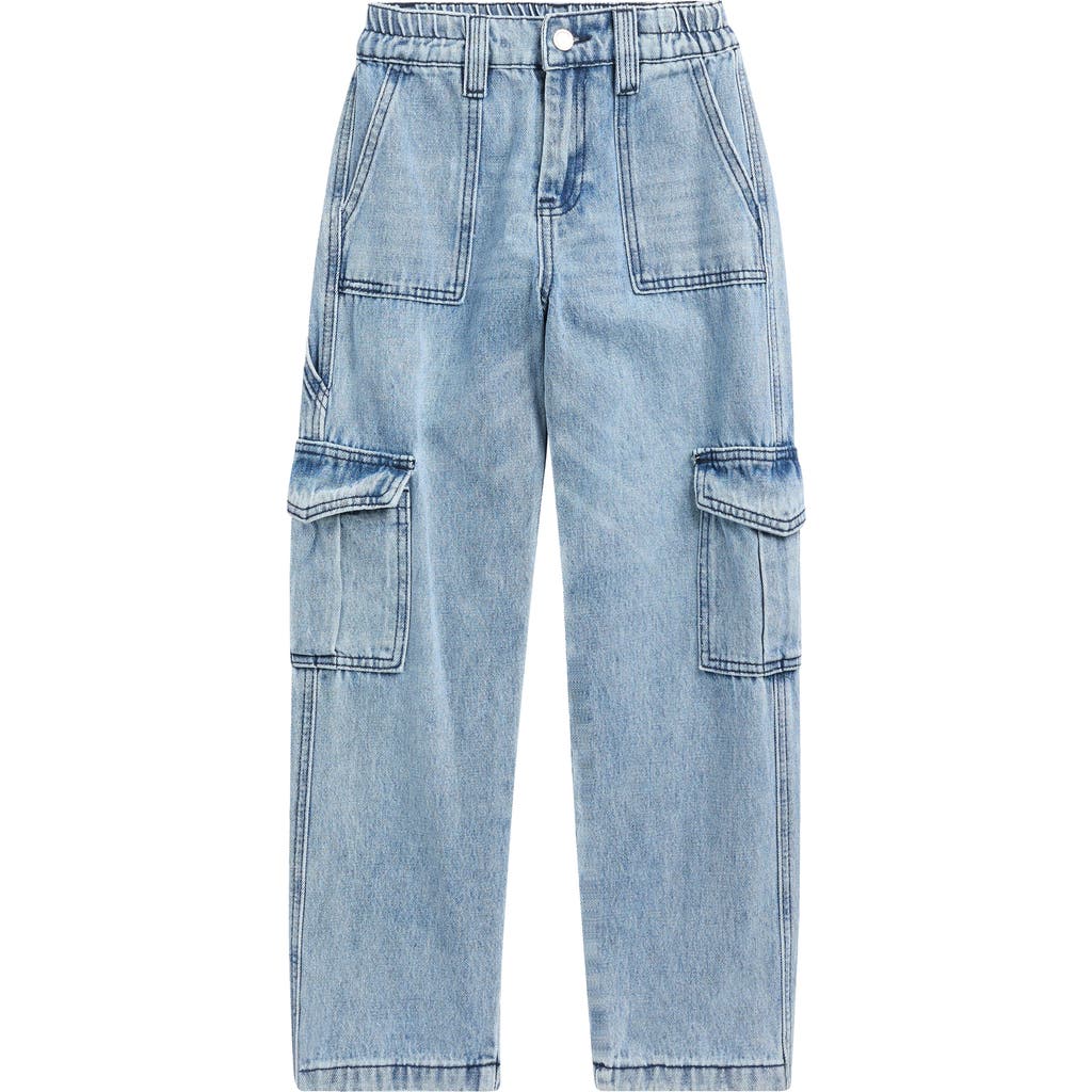 Blanknyc Kids' Cargo Denim Jeans In Blue