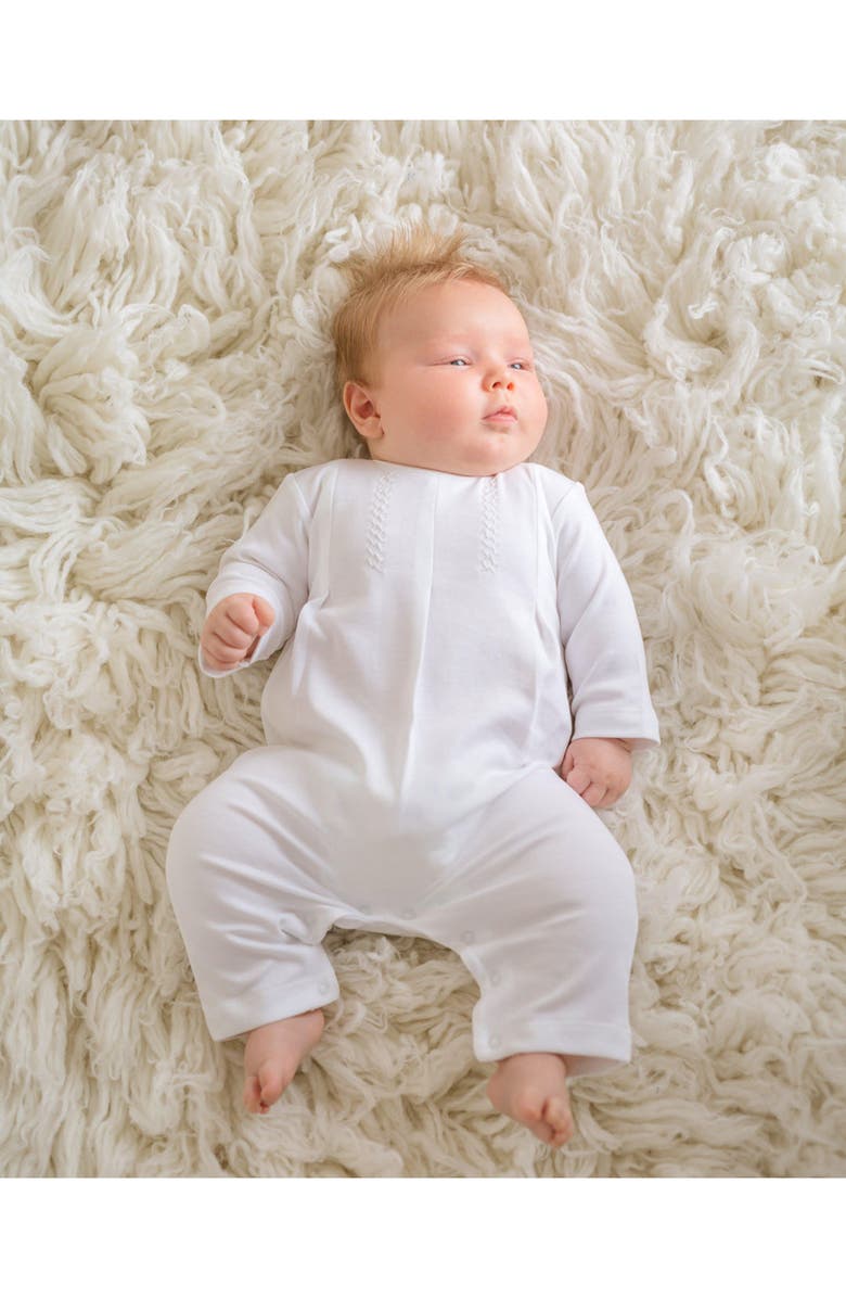 Cuclie Layette Long One Piece, Alternate, color, White