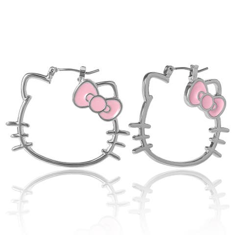 Silhouette Hoop Earrings