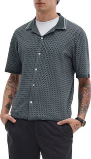 rag & bone Harvey Cross Stitch Camp Shirt
