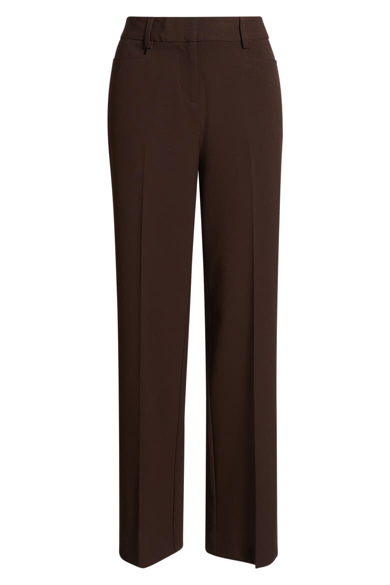 Bird Eye Straight Leg Pants, Alternate, color, ESPRESSO