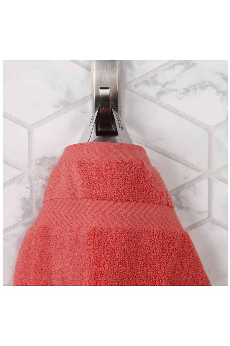 6-Pack Hand Towel Set, Alternate, color, CORAL