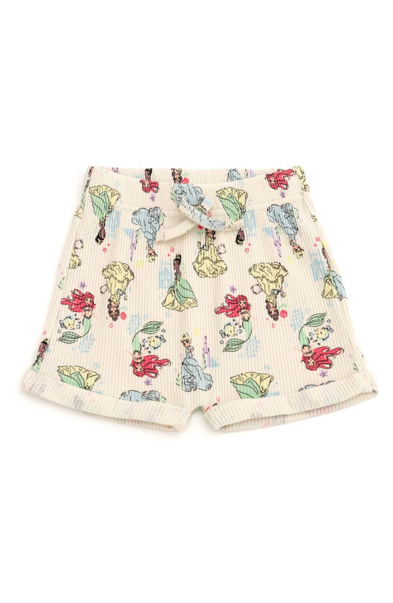 Disney Bodysuit Shorts & Headband Set, Alternate, color, Princess Beige