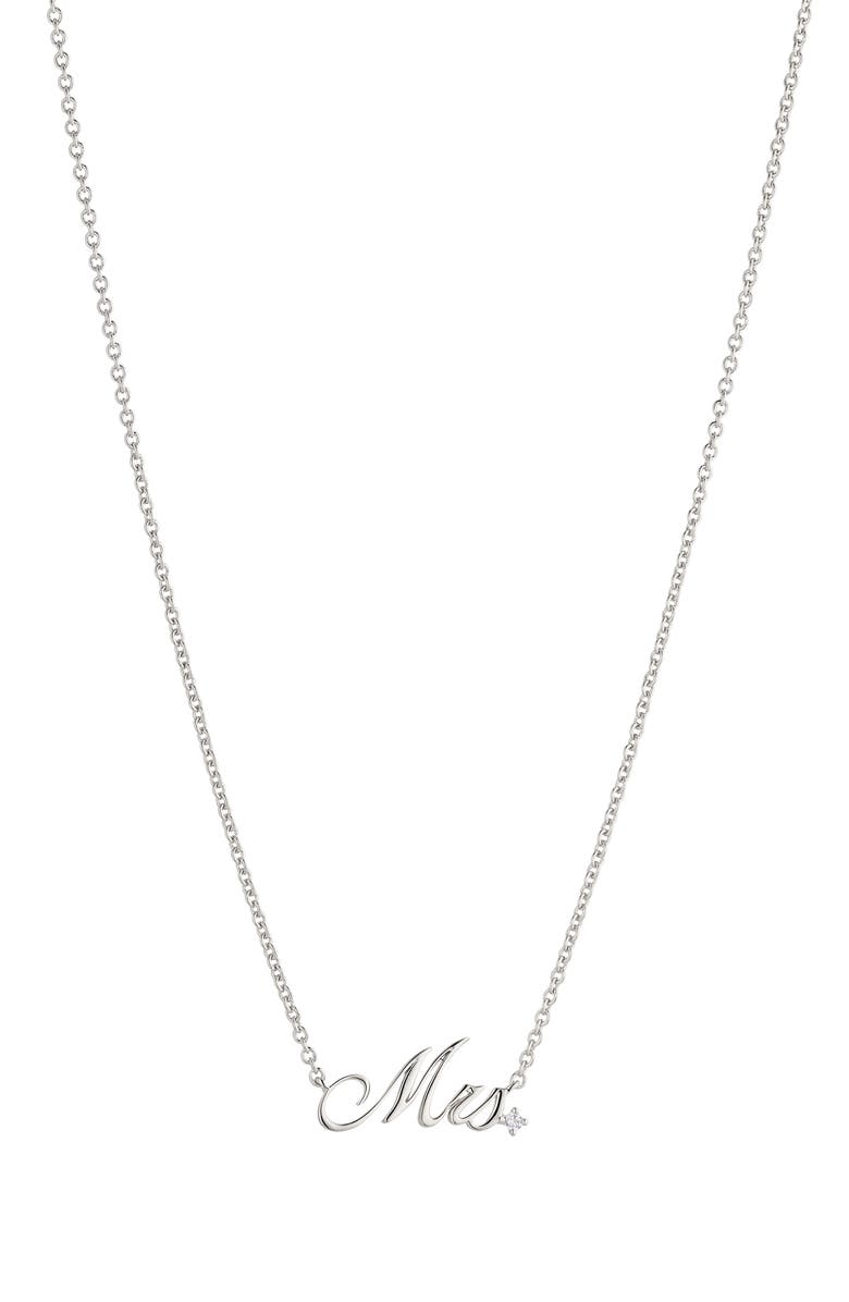 Nadri Heartbreaker Mrs. Necklace, Main, color,