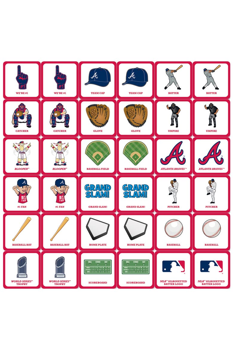 Atlanta Braves Matching Game, Alternate, color, Multicolor