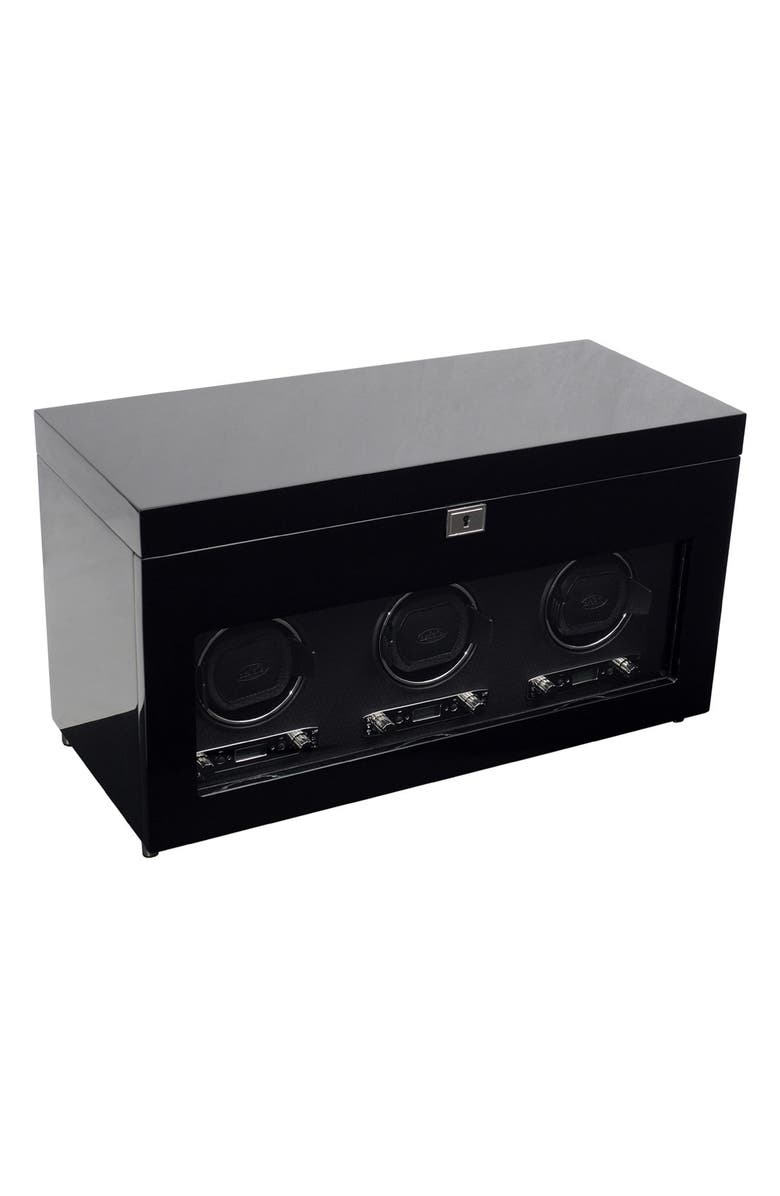 WOLF 'Savoy' Triple Watch Winder & Case, Main, color,