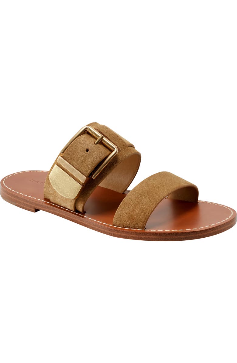 Marc Fisher LTD Hallyn Slide Sandal, Main, color, Medium Brown