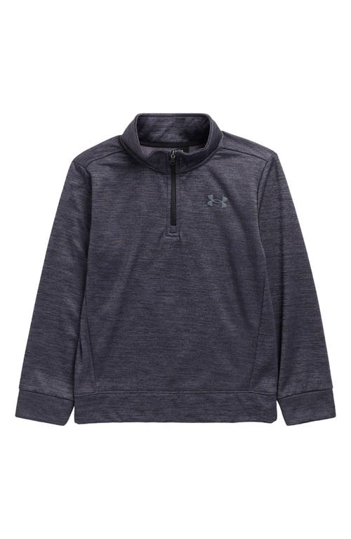 Under Armour Kids' Fleece Quarter Zip Pullover In Black