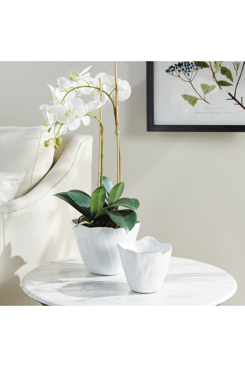 Maribella Cachepot Planters Set of 2, Alternate, color, White