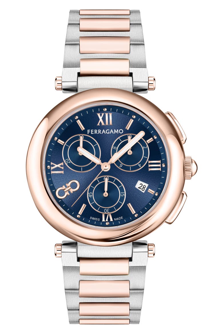 Legacy Chronograph Bracelet Watch, 40mm, Main, color, TWO TONE