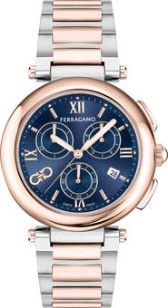 FERRAGAMO Legacy Chronograph Bracelet Watch, 40mm