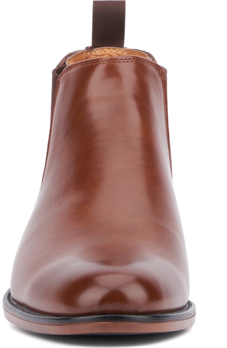 NEW YORK AND COMPANY Enzo Chelsea Boot, Alternate, color, Cognac