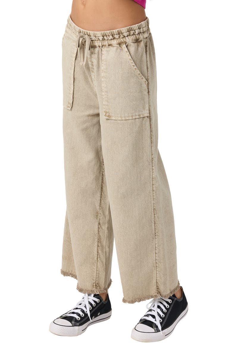O'Neill Kids' Kylas Wide Leg Pants, Alternate, color, Simply Taupe