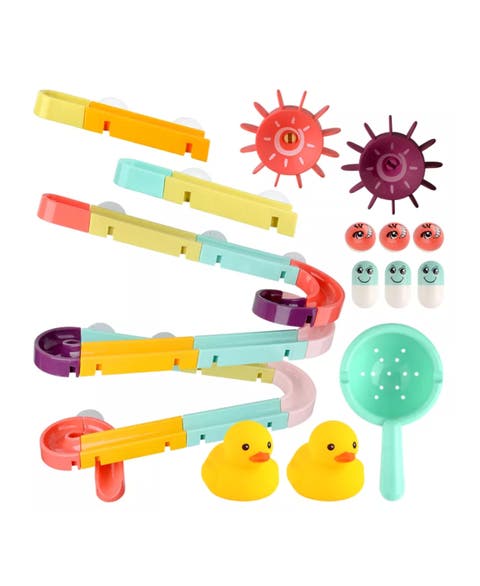 Interactive Bathtub Slide Educational Bath Toy Set